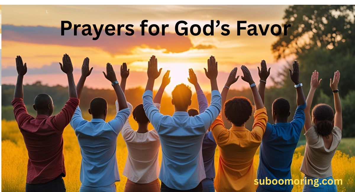 Prayers for God’s Favor